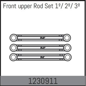 Absima 1230911 Front Upper Rod Set 1º/ 2º/ 3º