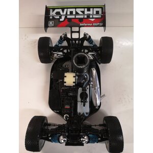 Kyosho Inferno MP9 TKI4 V2 1:8 RC Nitro Readyset w/KE21SP Engine käytetty