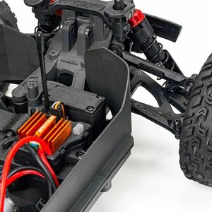 ARRMA RC 1/10 VORTEKS 4X2 BOOST MEGA 550 Brushed Stadium Truck RTR NiMh-akulla ja Laturilla
