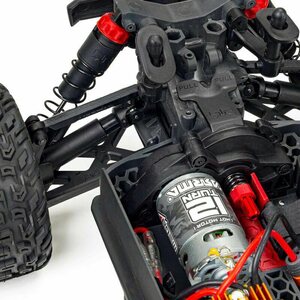 ARRMA RC 1/10 VORTEKS 4X2 BOOST MEGA 550 Brushed Stadium Truck RTR NiMh-akulla ja Laturilla
