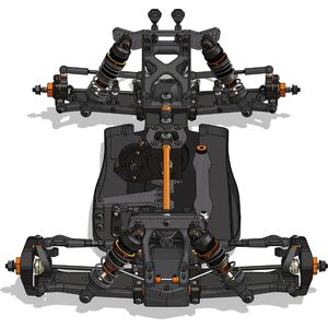 HB Racing D4 Evo3 1/10 4WD Electric Off-Road Buggy Kit