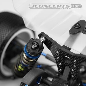 JConcepts B6.4 (R) / B74.2 (F&R) Fin Titanium shock stand-offs w/ bushing - 10mm