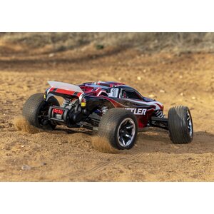 Traxxas Rustler 2WD 1/10 RTR TQ LED - With Batt/Charger