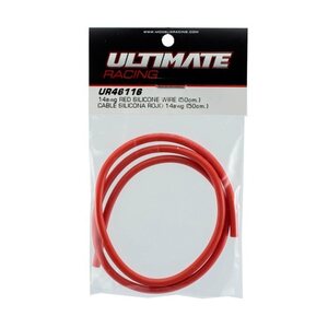 Ultimate Racing 14awg RED SILICONE WIRE (50cm)