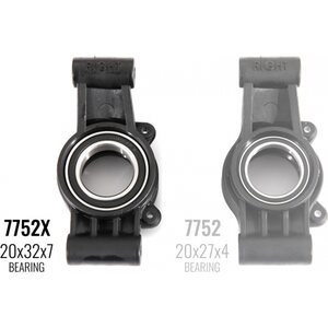 Traxxas Carriers Stub Axle Left &amp; Right Large Bearings) (Pair)  X-Maxx 7752X