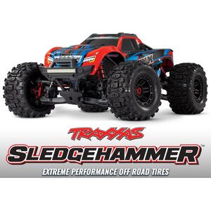 Traxxas Tires and Wheels Sledgehammer (17mm MAXX) 2.8/3.6'' TSM (2) 8973