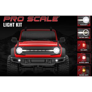 Traxxas LED Lights Front and Rear Kit Complete TRX-4M Bronco 9783