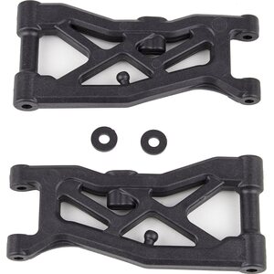Team Associated RC10B74.2 FT Front Suspension Arms, gull wing, carbon