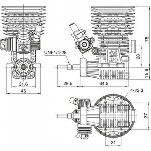 O.S.Engines O.S. SPEED B21 Adam Drake 3 Off-Road