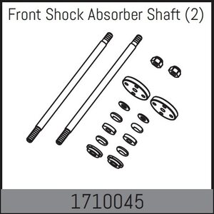 Absima Front Shock Absorber Shaft (2) 1710045