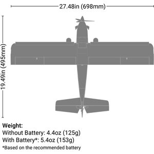 EFlite UMX Turbo Timber Evolution BNF Basic with AS3X and SAFE