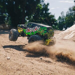 ARRMA RC 1/10 GORGON 4X2 MEGA 550 BRUSHED MONSTER TRUCK RTR WITH BATTERY & CHARGER