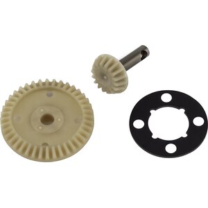 Team Associated RC10B74.2 FT Ring and Pinion Gear Set, molded 92318