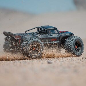 ARRMA RC 1/5 OUTCAST 4X4 8S BLX EXB Brushless Monster Truck RTR, Black