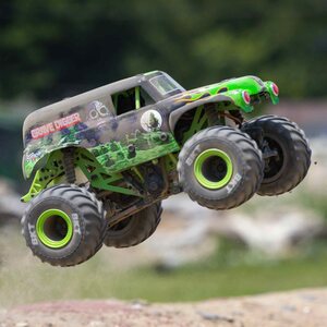 Losi 1/18 Mini LMT 4X4 Brushed Monster Truck RTR, Grave Digger LOS01026T1