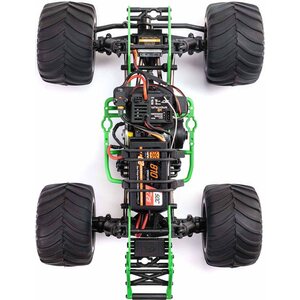 Losi 1/18 Mini LMT 4X4 Brushed Monster Truck RTR, Grave Digger LOS01026T1