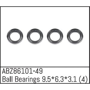 Absima Ball Bearings 9.5*6.3*3.1 - Mini AMT (4) ABZ86101-49