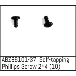 Absima Self-tapping Phillips Screw 2*4 - Mini AMT (10) ABZ86101-37