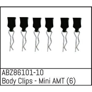 Absima Body Clips - Mini AMT (6) ABZ86101-10
