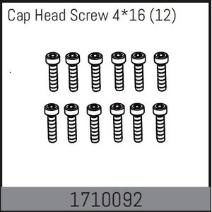 Absima Cap Head Screw 4*16 (12) 1710092