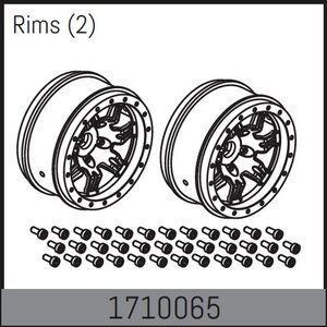 Absima Wheels (2) 1710065