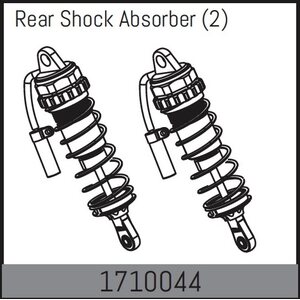 Absima Rear Shock Absorber (2) 1710044
