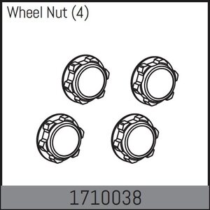 Absima Wheel Nut (4) 1710038