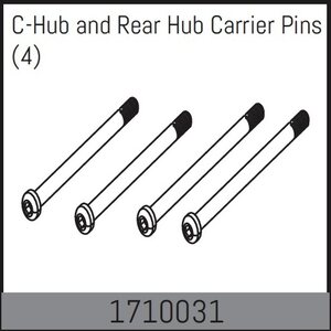 Absima C-Hub and Rear Hub Carrier Pins (4) 1710031