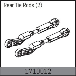 Absima Rear Tie Rods (2) 1710012