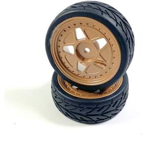 Absima Aluminum wheel set - copper-coloured (2) OPTION 1610093