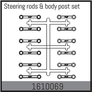 Absima Steering rods & body post set 1610069