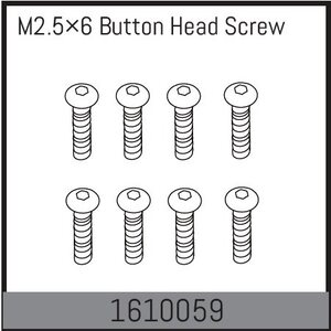 Absima M2.5×6 Button Head Screw 1610059
