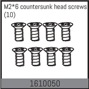 Absima M2*6 countersunk head screws (10) 1610050