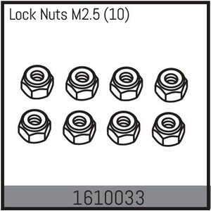 Absima Lock Nuts M2.5 (10) 1610033