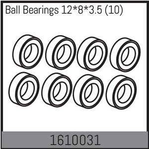 Absima Ball Bearings 12*8*3.5 (10) 1610031