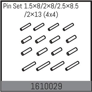 Absima Pin Set 1.5×8/2×8/2.5×8.5/2×13 (4x4) 1610029