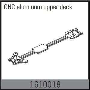 Absima CNC aluminum upper deck 1610018