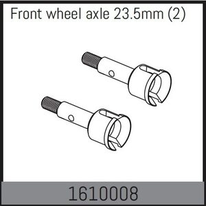 Absima Front wheel axle 23.5mm (2) 1610008