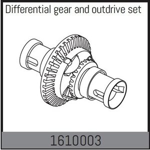 Absima Differential gear and outdrive set 1610003