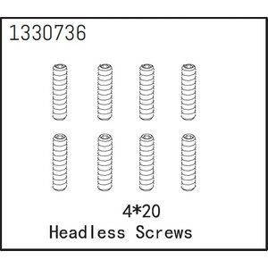 Absima Headless Screws M4*20 (8) - BronX 1330736