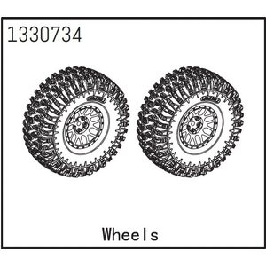 Absima Pre-mounted Tires (2) - BronX 1330734
