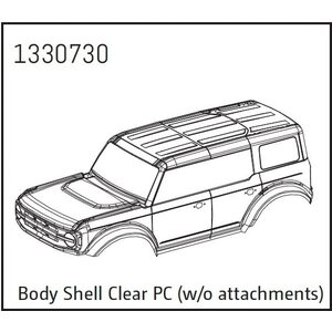 Absima Body Shell transparent (w/o attachments) - BronX 1330730