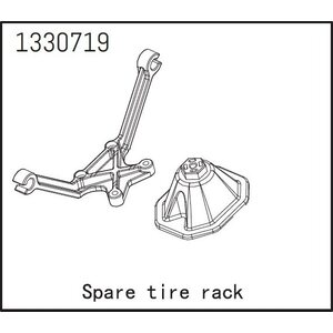 Absima Spare Wheel Rack - BronX 1330719
