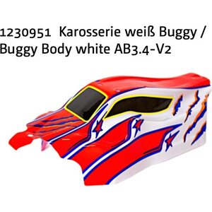 Absima Buggy Body white AB3.4-V2 1230951