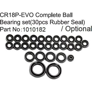 Absima CR18P-EVO Complete Ball Bearing Set ( 30pcs Rubber Seal ) 1010182