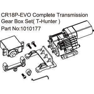 Absima Gear Box T-Hunter - EVO 1:18 1010177