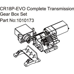 Absima Gear Box Harv./RV - EVO 1:18 1010173