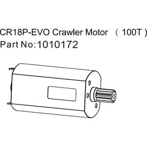 Absima 130 Crawler Motor (100T) - EVO 1:18 1010172