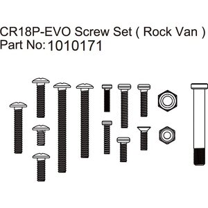Absima Screw Set Rock Van - EVO 1:18 1010171
