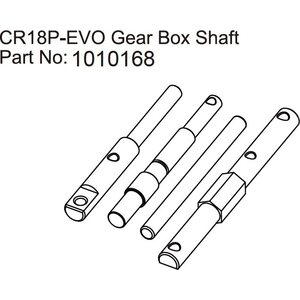 Absima Gear Box Shaft - EVO 1:18 1010168